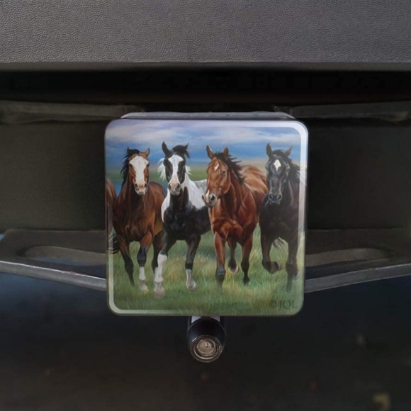 New horse horses Hitch Cover Plug For 2" Receivers - Picture 1 of 3